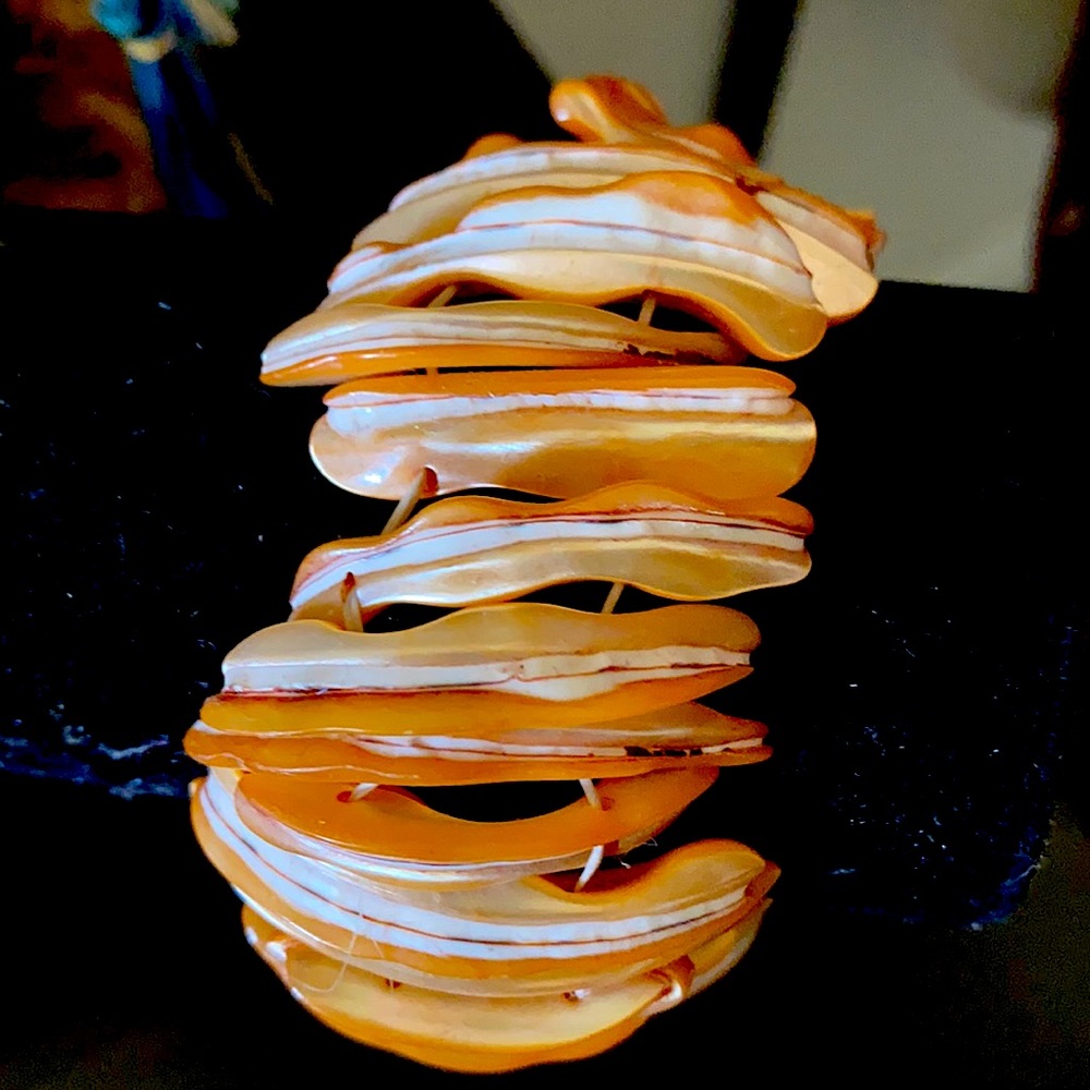 orange beach bangle
